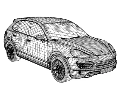 Porsche Cayenne 3D model