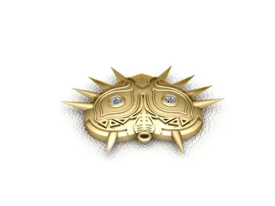 Majoras Mask Medal 3D print model