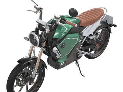 Super Soco TC Cafe electric motorcycle 3D model