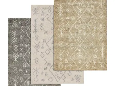 Rug Set 1860 3D model
