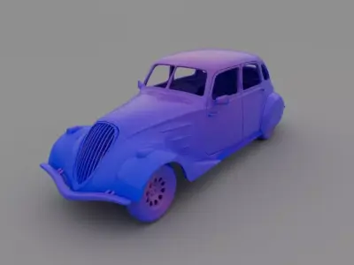 Peugeot 402 3D print model