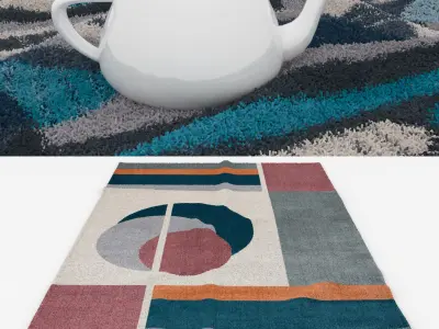 Rugs No 787 Low-poly 3D model