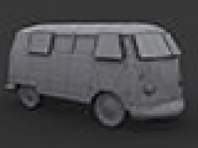 VW Kombi 3D model