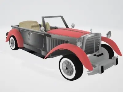 Classic car 3D model shop