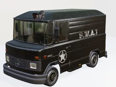 SWAT Mercedes 508 L 3D model