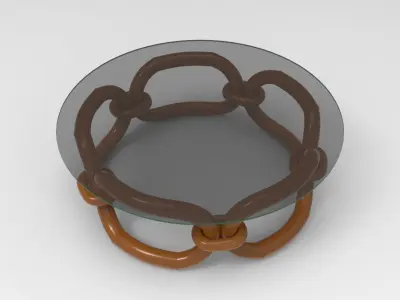 Bilp Coffee Table Low-poly 3D model