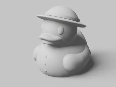 Strawduck Luffy 3D print model