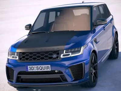Range Rover Sport SVR 2018 3D model