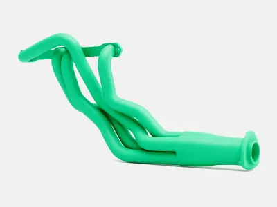 Mopar 440 Long Tube Headers 3D print model