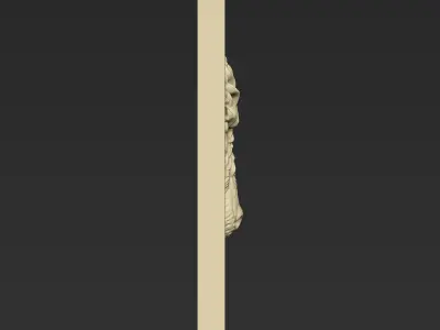 Wolf Head A89 3D print model