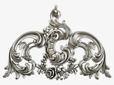 Classic carved 135 3D model