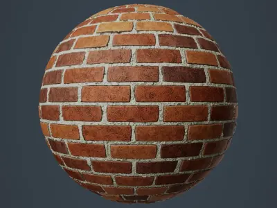 Multi Color Brick Texture