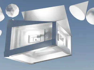 Hat Art 3D Architectural House Model Free 3D model