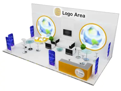  Booth Exhibition Stand a51 3D model