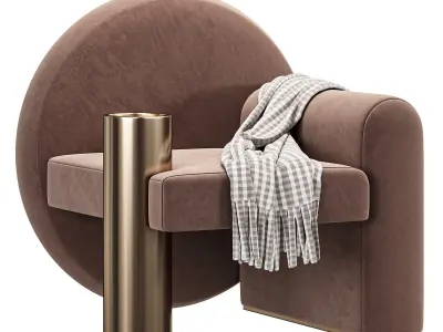 Valsusa Armchair 3D model