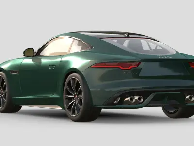 Jaguar F-Typer R 2021 3D model