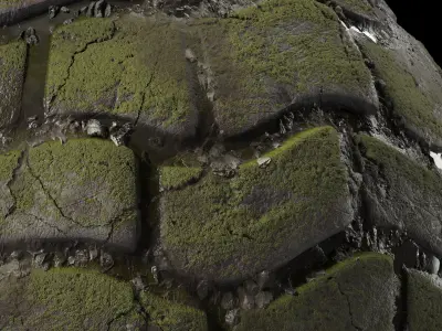 Pavement Materials 37- Paving By Snow and Mud Seamless Texture