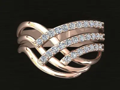 Diamond Ring Free 3D print model purchase