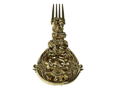 Royal Gold Premium Elite Fork 3D model