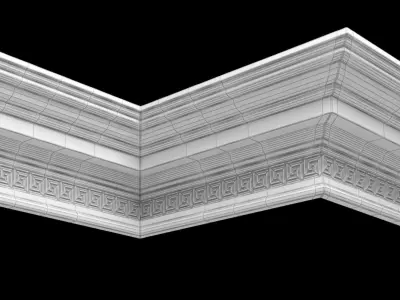 decor molding 01 3D model
