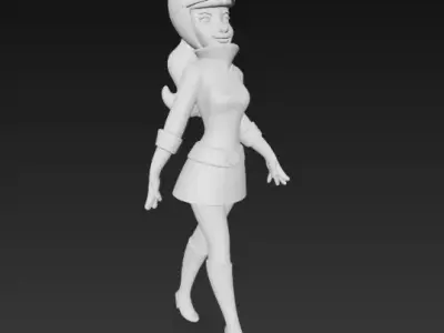 Wacky Races - Penelope Pitstop 3D print model