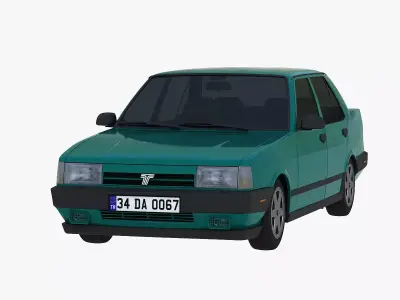 Tofas Dogan SLX Low-poly 3D model