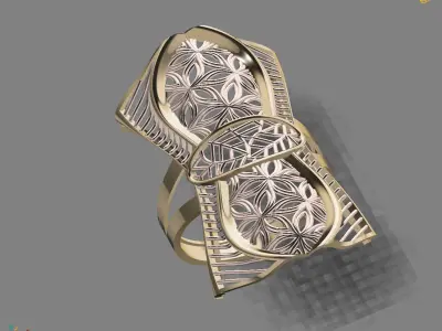 Women Long Ring Ready STL 3DM Models Womens Ring Long models 3D print model order