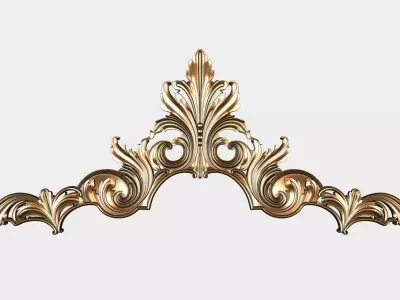 Carved decor for cnc 59 3D model