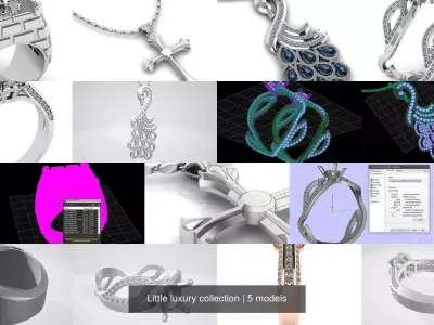 Little luxury collection 3D Model Pack