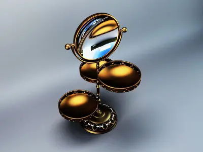 Cosmetic Mirror 3D model