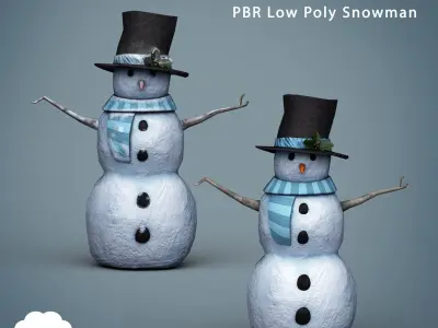 PBR Christmas Pack 3D Model Collection