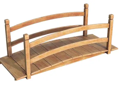 Garden Bridge Low-poly 3D model