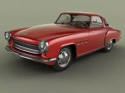 Wartburg 313 Sport 3D model