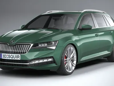 Skoda Superb Sleeper Edition 2024 3D model