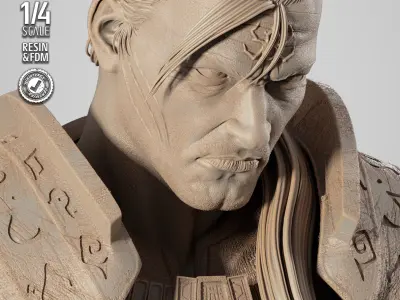 STAR WARS Exar Kun Portrait Bust 3D print model