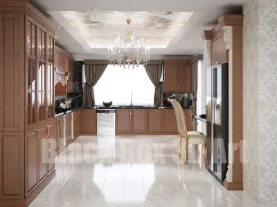 kitchen design 3D model