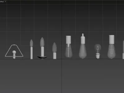  Bulbs 3D model
