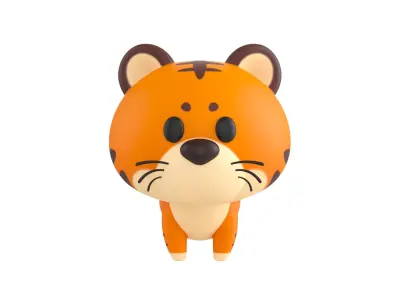 Character028 Tiger 3D model