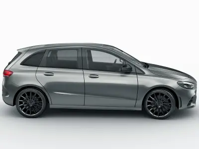 Mercedes B-class 2019 AMG line 3D model