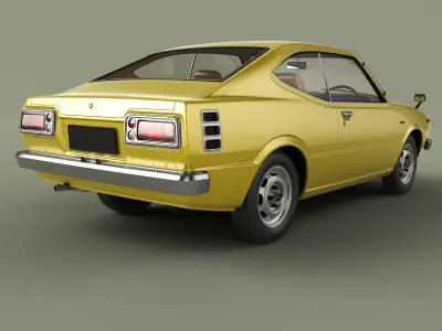 Toyota Corolla coupe KE35 3D model