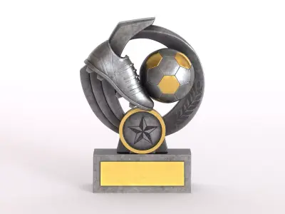Football Trophy 3D model