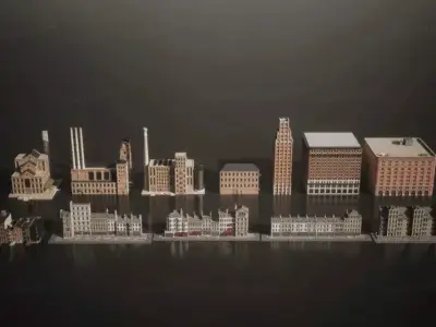 Boroughs 3D model