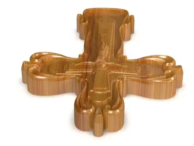 Cross 3D print source model 3dsmax 3D model 3D model