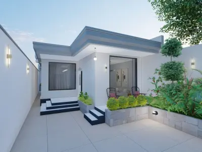 residence villa house  3D model purchase