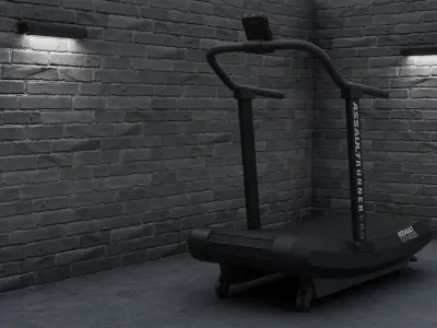 Treadmill - Assault Runner Pro 3D model