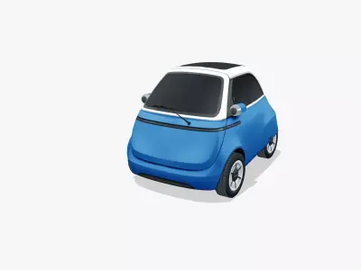 Microlino 2024 Low-poly 3D model