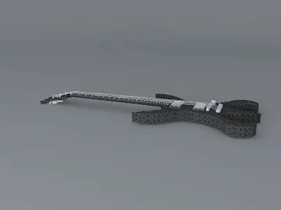 The Raven guitar Free 3D model
