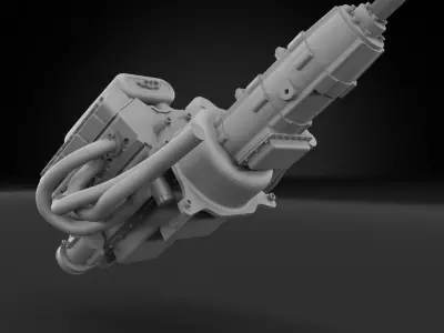 572 Big Block Chevrolet 3D print model