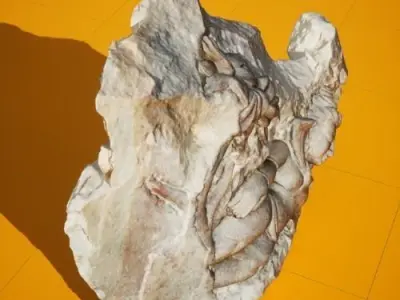 Ganesh and shiva - Two Sided Stone Statue - 3D Model 3D model