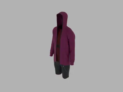 Sport Suit Low-poly 3D model 49